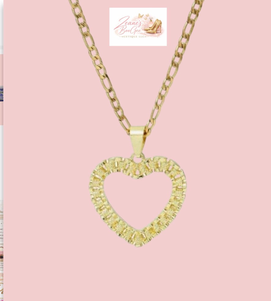 Heart Cluster Necklace