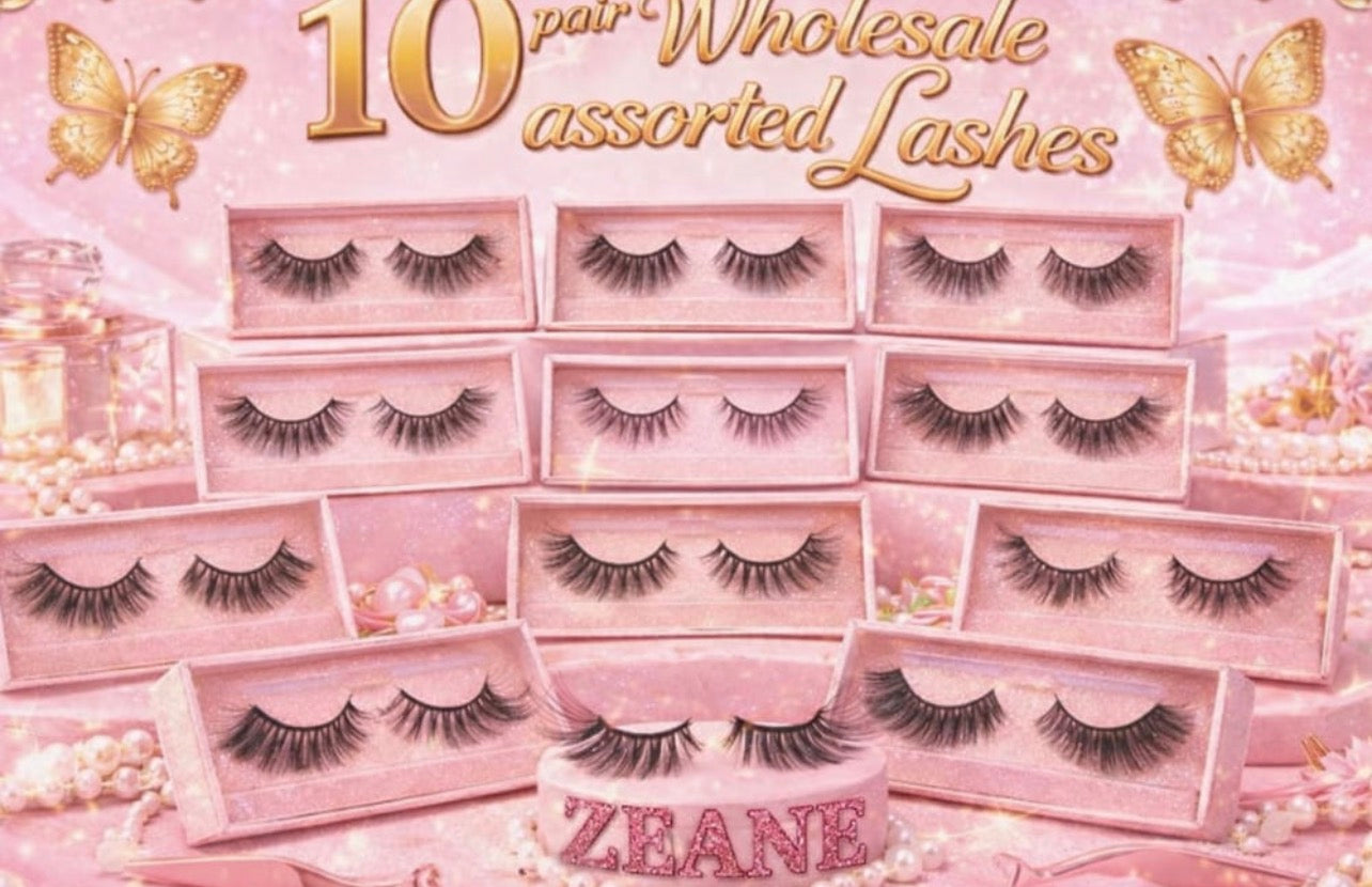 10 pair Assorted Lashes